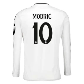 Real Madrid Modrić Hemmatröja 2024/2025 Långärmad